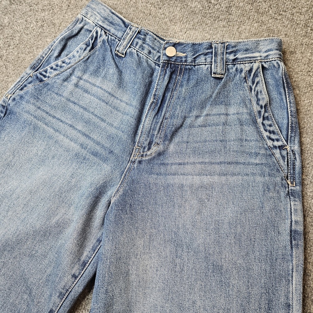 Habitual Women's Wide Leg Easton Jeans Size 4 Blue‎ High Rise Blue